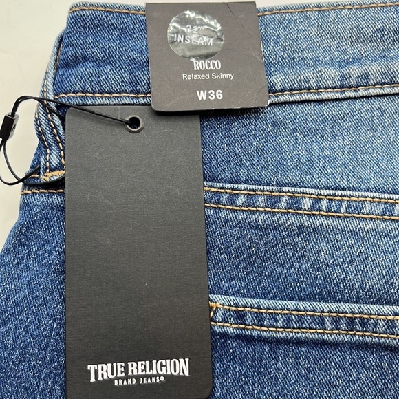 True Religion Rocco Moto Skinny NWT Size 36 - Picture 14 of 16